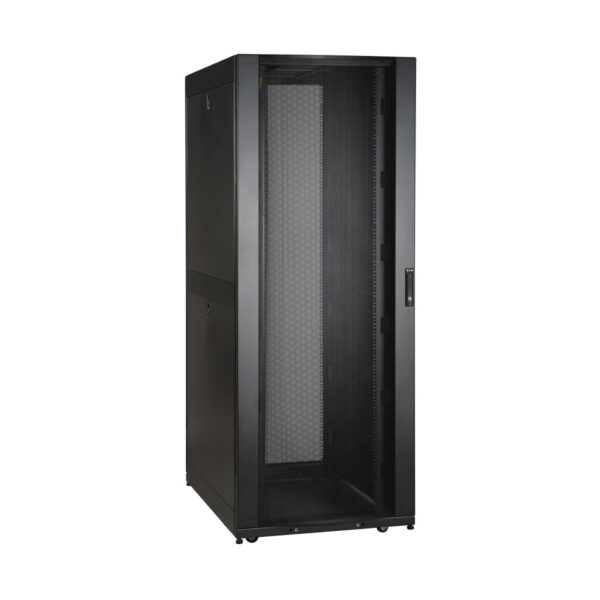 Tripp Lite series 42U SmartRack Wide Standard-Depth Rack Enclosure Cabinet with Doors and Side Panels - SR42UBWD