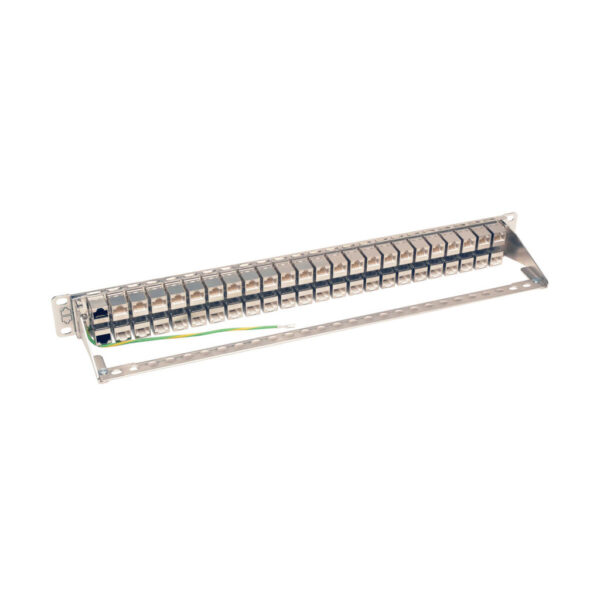 cb1a81a5d4f3928b91f81866169093d8 Tripp Lite series 48-Port 1U Rack-Mount STP Shielded Cat6a Feedthrough Patch Panel, RJ45 Ethernet, TAA