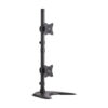 Tripp Lite series Dual Vertical Flat-Screen Desk Stand/Clamp Mount, 15 in. to 27 in. Flat-Screen Displays