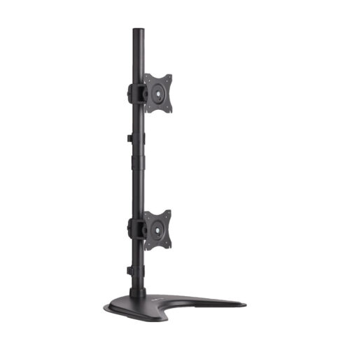 Tripp Lite series Dual Vertical Flat-Screen Desk Stand/Clamp Mount, 15 in. to 27 in. Flat-Screen Displays