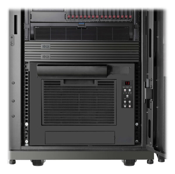 cb689ce53379944de9b8da427a3d71ba Tripp Lite series AC Unit for Server Racks - 9,000 BTU (2.64 kW), 120V, R32 Refrigerant, 8U Rack, Black