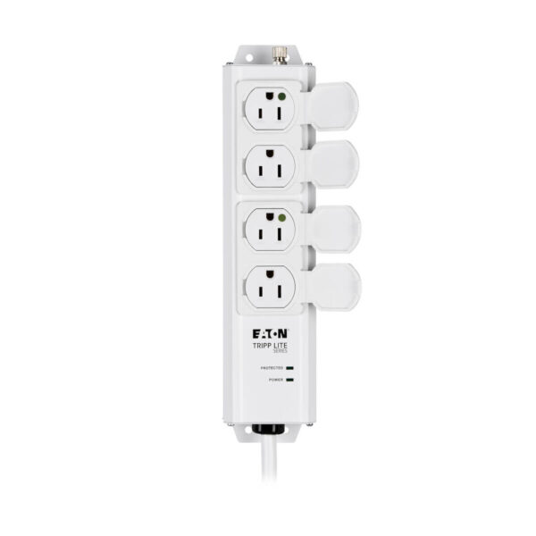 Tripp Lite series Safe-IT UL 2930 Medical-Grade Surge Protector for Patient Care Vicinity, 4x Hospital-Grade Outlets, 15 ft. Cord