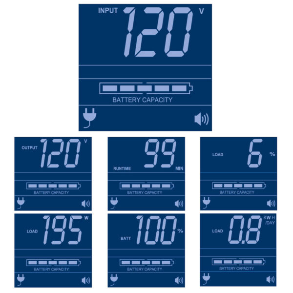 cbdc7645b39d3abd78079bf1f8cbd6d1 Tripp Lite series SmartPro 120V 1.5kVA 1kW Line-Interactive Sine Wave UPS, 2U Rack/Tower, LCD, USB, DB9, 8 Outlets, TAA