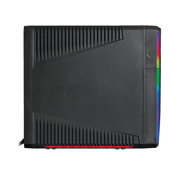 Tripp Lite series 600VA 360W 120V Pure Sine Wave Gaming UPS Battery Backup - LCD, AVR, RGB LEDs, USB Charging, Tower