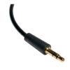Tripp Lite series 3.5mm Mini Stereo Audio Cable with one Right-Angle plug (M/M), 3 ft. (0.91 m)