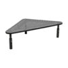Tripp Lite series Monitor Riser for Desk, 12 x 20 in. - Height Adjustable, Corner, Metal, Black