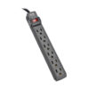 cc651c28b1d42aab72ed6d51efd091f8 Tripp Lite series Power It! 6-Outlet Power Strip, 6 ft. (1.83 m) Cord, Black Housing
