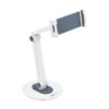 cc766e18b0e67a86d596b48fe764ab64 Tripp Lite series Full-Motion Flexible Long-Arm Desktop Smartphone and Tablet Mount, White
