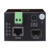 Tripp Lite series Unmanaged Industrial Gigabit Fiber to Ethernet Media Converter, 10/100/1000 Mbps, RJ45/SFP, -40° to 75°C, DC Power, TAA