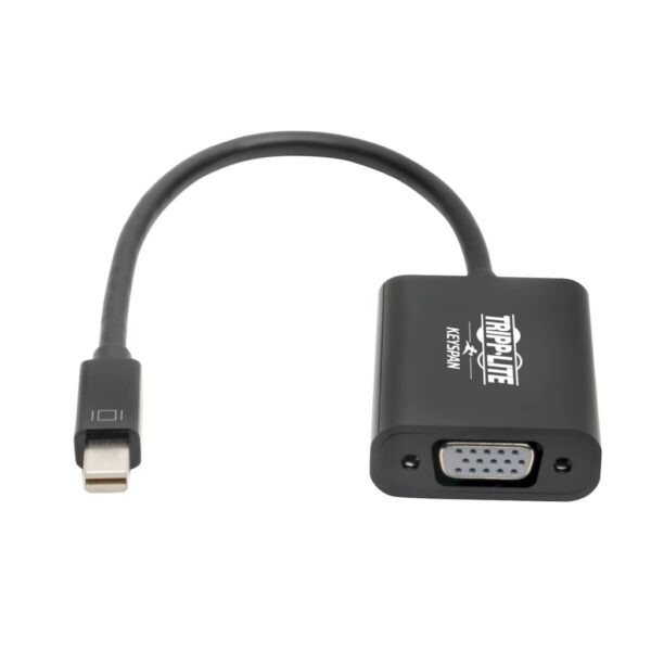 Tripp Lite series Keyspan Mini DisplayPort to Active VGA Adapter, Video Converter (M/F), Black, 6-in. (15.24 cm)