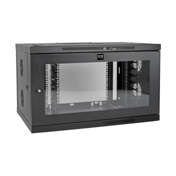cccb57b51aaf2726bd1206b803cd6dd5 Tripp Lite series SmartRack 9U Low-Profile Switch-Depth-Plus Wall-Mount Mini Rack Enclosure, Wide, Acrylic Window