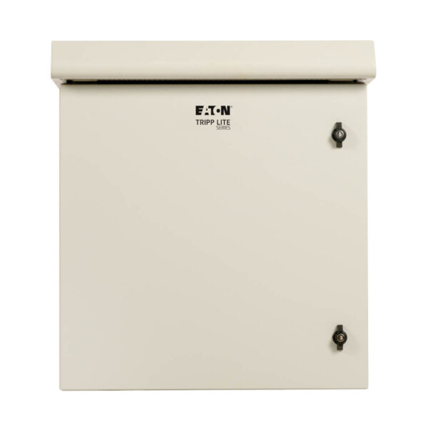 Tripp Lite series SmartRack Industrial Enclosure - NEMA 3R, Wall Mount, Metal, Locking, Fan With Thermal Switch, 23 in. Depth, 12U, Gray