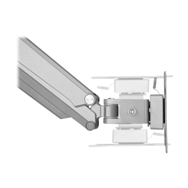 Tripp Lite series Single-Display Gas Spring-Arm Desktop Clamp or Grommet for 13” to 34” Displays - USB and Audio Ports, Aluminum