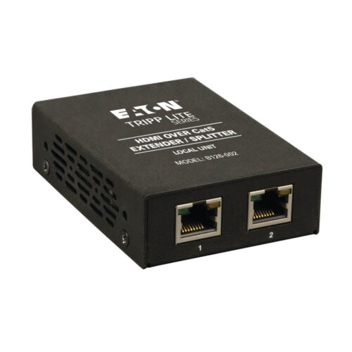 Tripp Lite series 2-Port HDMI over Cat5/6 Extender/Splitter, Box-Style Transmitter for Video/Audio, Up to 150 ft. (45 m), TAA