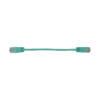 cd4f0c2da07395f059374eccdd9c8565 Tripp Lite series Cat6a 10G Snagless Molded Slim UTP Ethernet Cable (RJ45 M/M), PoE, Aqua, 6 in. (15 cm)