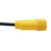 Tripp Lite series PDU Power Cord, C13 to C14 - 10A, 250V, 18 AWG, 4 ft. (1.22 m), Yellow