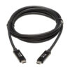 Tripp Lite series Thunderbolt 3 Active Cable (M/M) - 40 Gbps, 5A 100W Power Delivery, 4K/60 Hz, 2M (6.56 ft.), Black