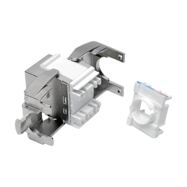 ce019a1fd87c7e19e9f26721bfb505ee Tripp Lite series Keystone Jack Cat6a/Cat6/Cat5e, RJ45, Shielded, Dust Cap - Toolless, PoE/PoE+ Compliant, TAA