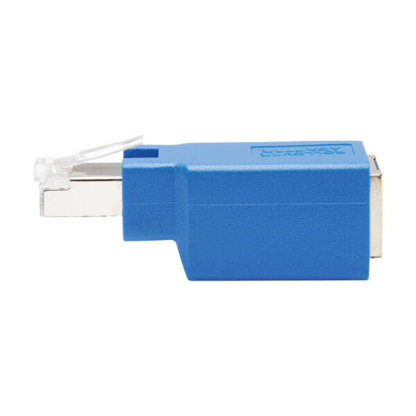 Tripp Lite series Cisco Serial Console Rollover Adapter (M/F) - RJ45 to RJ45, Shielded, Blue