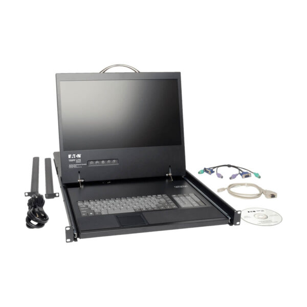 Tripp Lite series NetCommander 16-Port Cat5 1U Rack-Mount Console KVM Switch with 19-in. LCD, TAA