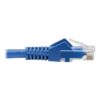 Tripp Lite series Cat6 Gigabit Snagless Molded (UTP) Ethernet Cable (RJ45 M/M), PoE, Blue, 8 ft. (2.43 m)