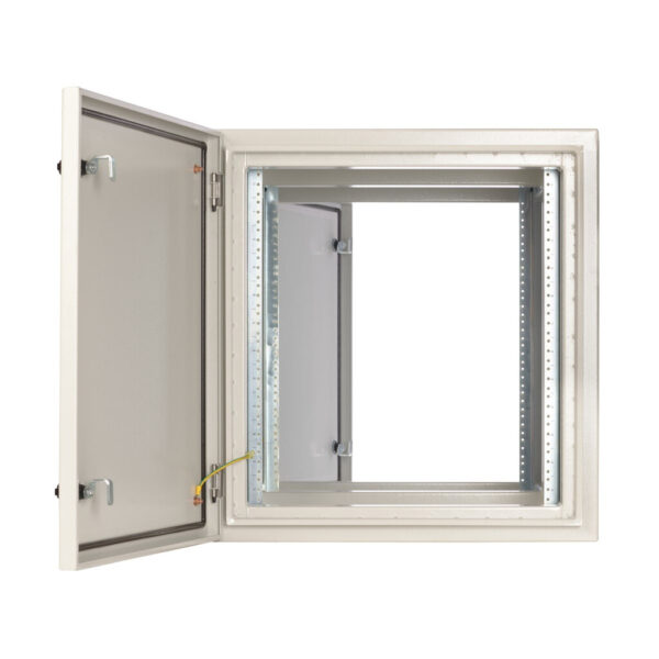 ce42fe276abcf9b8c4b8f77944989b55 Tripp Lite series SmartRack Industrial Enclosure with Locks - NEMA 4, Wall Mount, Heavy-Duty Metal Construction, 32.5 in. Depth, 12U, Gray
