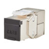 Tripp Lite series Cat8 STP Shielded Tool-Free Keystone Jack, 568A/568B, TAA