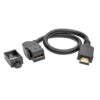Tripp Lite series High-Speed HDMI with Ethernet All-in-One Keystone/Panel Mount Extension Cable (M/F), Angled Connector, 1 ft. (0.31 m)