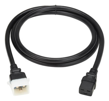 Tripp Lite series PDU Power Cords, C19 to P-Lock C20 - Heavy-Duty, 20A, 250V, 12 AWG, 6 ft. (1.8 m), Black, 6 Pack