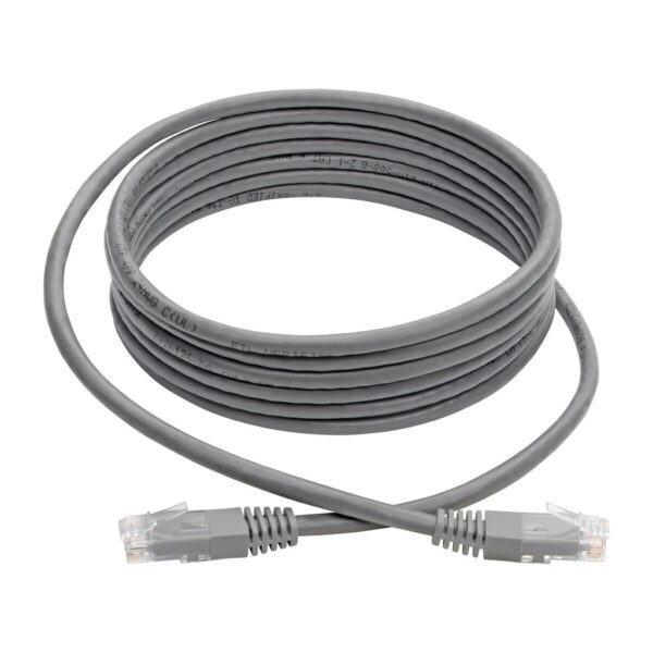 cea294df37d39ed4025a02c4967ce8fd Tripp Lite series Cat6 Gigabit Molded (UTP) Ethernet Cable (RJ45 M/M), PoE, Gray, 10 ft. (3.05 m)