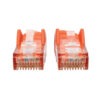 Tripp Lite series Cat6 Gigabit Snagless Molded (UTP) Ethernet Cable (RJ45 M/M), PoE, Orange, 50 ft. (15.24 m)