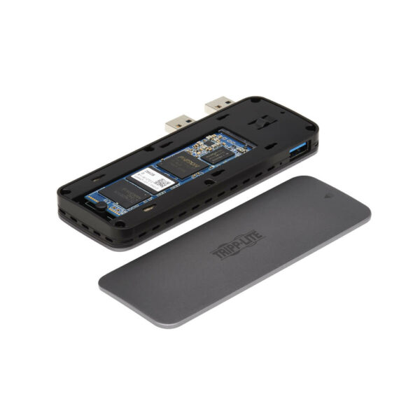 Tripp Lite series M.2 SSD Enclosure for PlayStation 5 - USB 3.2 Gen 2, PCIe and NVMe, Aluminum Housing