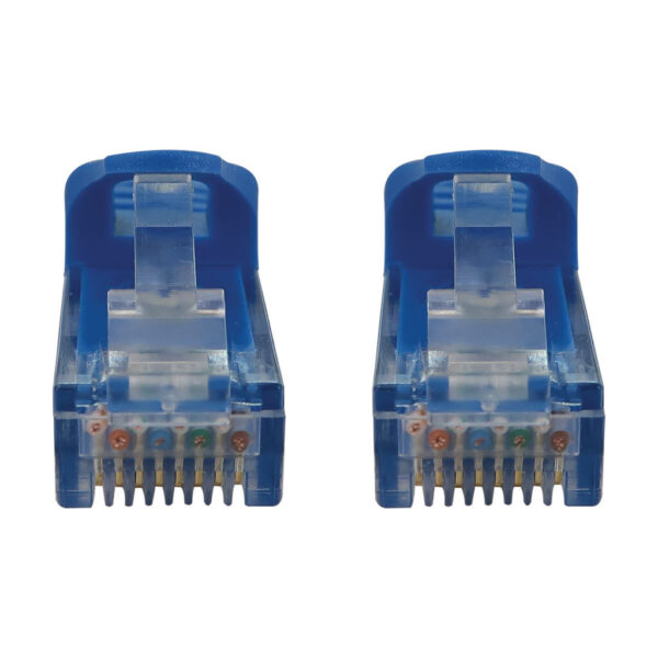 Tripp Lite series Cat6a 10G Snagless Molded UTP Ethernet Cable (RJ45 M/M), PoE, Blue, 2 ft. (0.6 m)