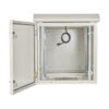 cf10cf1d65f63aa54172a7eac57d22e7 Tripp Lite series SmartRack Industrial Enclosure - NEMA 3R, Wall Mount, Metal, Locking, Hinged Back, Fan With Thermal Switch, 28 in. Depth, 12U, Gray