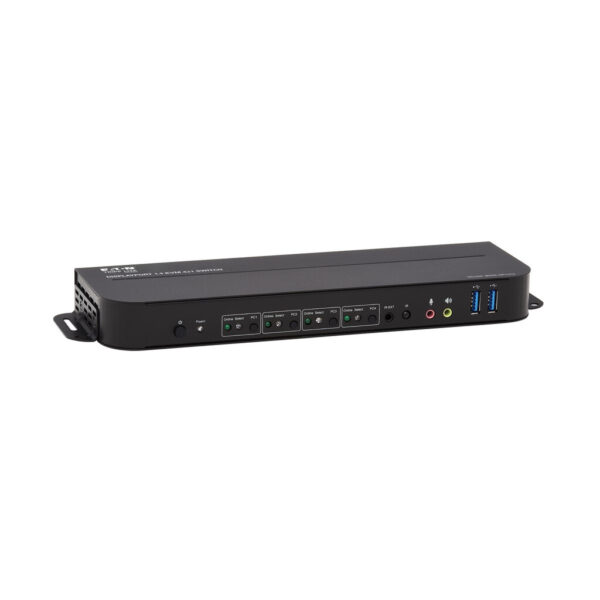 Tripp Lite series 4-Port DisplayPort/USB KVM Switch - 4K 60 Hz, HDR, HDCP 2.2, IR, DP 1.4, USB Sharing