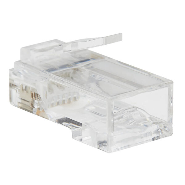 cf30a603183a8aaac2aec4a98d39236b Tripp Lite series Cat6 RJ45 Pass-Through UTP Modular Plug, 100 Pack, TAA