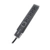 Tripp Lite Protect It! 6-Outlet Surge Protector, 1440 Joules, Tel/Modem Protection, Right-Angle Plug, Side Switch, 6 ft. Cord, Black - TLP606SSTELB