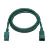 Tripp Lite series Heavy-Duty PDU Power Cord, C13 to C14 - 15A, 250V, 14 AWG, 6 ft. (1.83 m), Green