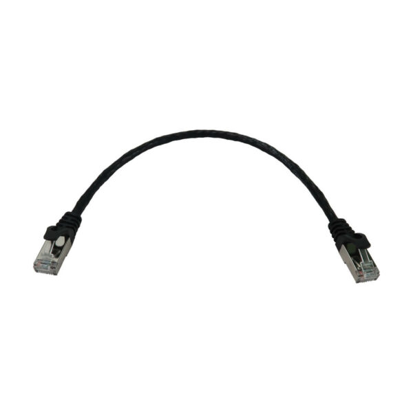 Tripp Lite series Cat6a 10G Snagless Shielded Slim STP Ethernet Cable (RJ45 M/M), PoE, Black, 1 ft. (0.3 m)