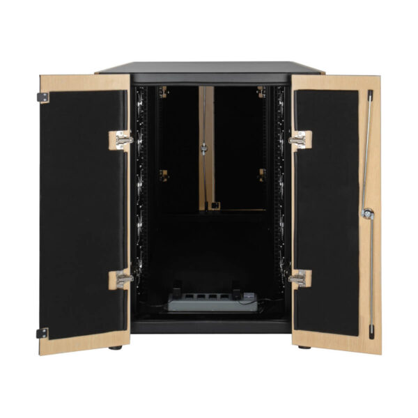 Tripp Lite series SmartRack Sound Proof Half-Height Server Rack Enclosure, 18U
