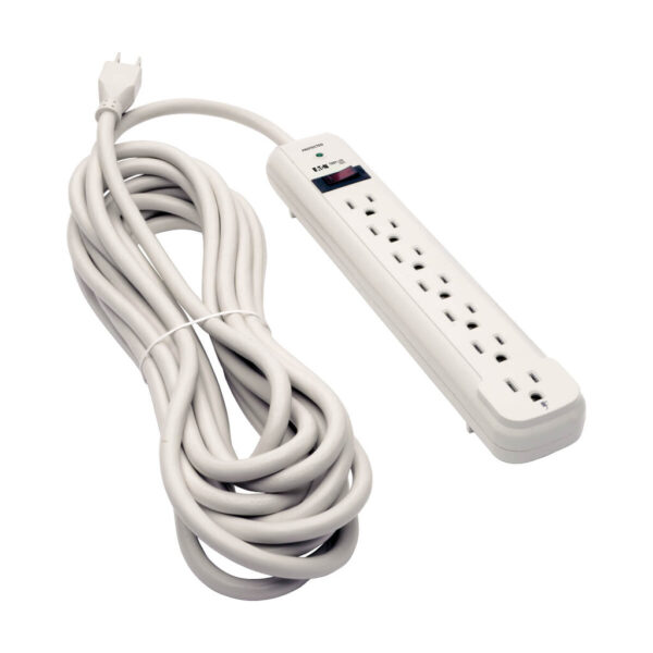 cfb1c8826acfec1e6a80a81b52a55e81 Tripp Lite TLP725 surge protector Grey 7 AC outlet(s) 120 V 7,62 m