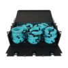 cfc1ff73016dcdfff5069b04f5139066 Tripp Lite series Preloaded Fiber Patch Panel, 3U - 48x (12F MTP/MPO-PC to 4x LC Duplex F/F) 8F Trunk Cables, OM4 Multimode, 5 m (16.4 ft.)