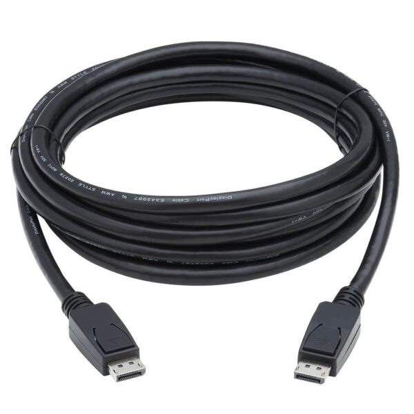 cfcee20ba963b6ccbaac9681d30ac4f1 Tripp Lite series DisplayPort 1.4 Cable with Latching Connectors, 8K (M/M), Black, 15 ft. (4.57m)
