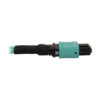 Tripp Lite series Multimode 50/125 OM3 Loopback Fiber Optic Cable Tester (12F MTP/MPO Female), LSZH, Aqua