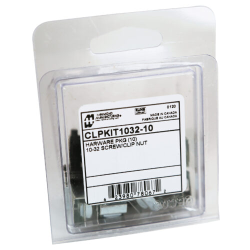 Hammond 10PK 10-32 CLIPNUTS & SCREWS