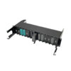 Tripp Lite series 100Gb/120Gb to 40Gb Breakout Cassette - (x2) 24-Fiber MTP/MPO ( Male with Pins ) to (x6) 12-Fiber OM4 MTP/MPO ( Male with Pins )
