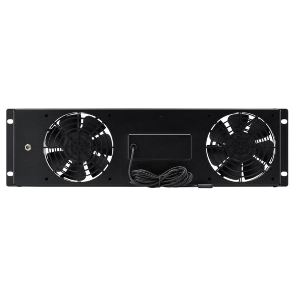 d02a905795a6479194febc775758d681 Tripp Lite series 3U Digital Temperature Sensor with 2 12VDC Extra-Quiet Fans, Blanking Panel, LCD