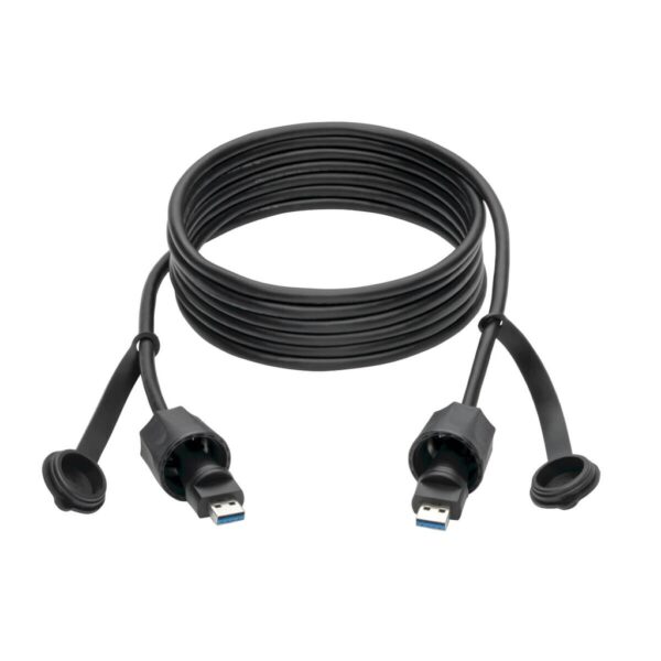 Tripp Lite series USB 3.0 SuperSpeed A to A M/M Cable, Industrial - IP68, Shielded, 10 ft. (3.05 m), TAA