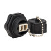 Tripp Lite series Rigid Industrial IP68 Duplex Multimode Fiber Coupler (LC/LC) with Dust Cap, 10G Ethernet, TAA