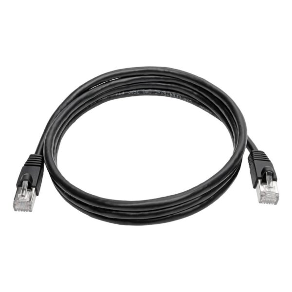 Tripp Lite series Cat6a 10G Snagless Shielded STP Ethernet Cable (RJ45 M/M), PoE, Black, 5 ft. (1.52 m)